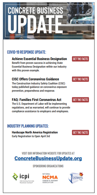 Concrete Business Update - Latest News - CCMPA