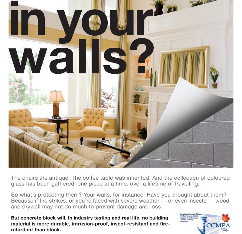 CCMPA What’s in your walls Ad