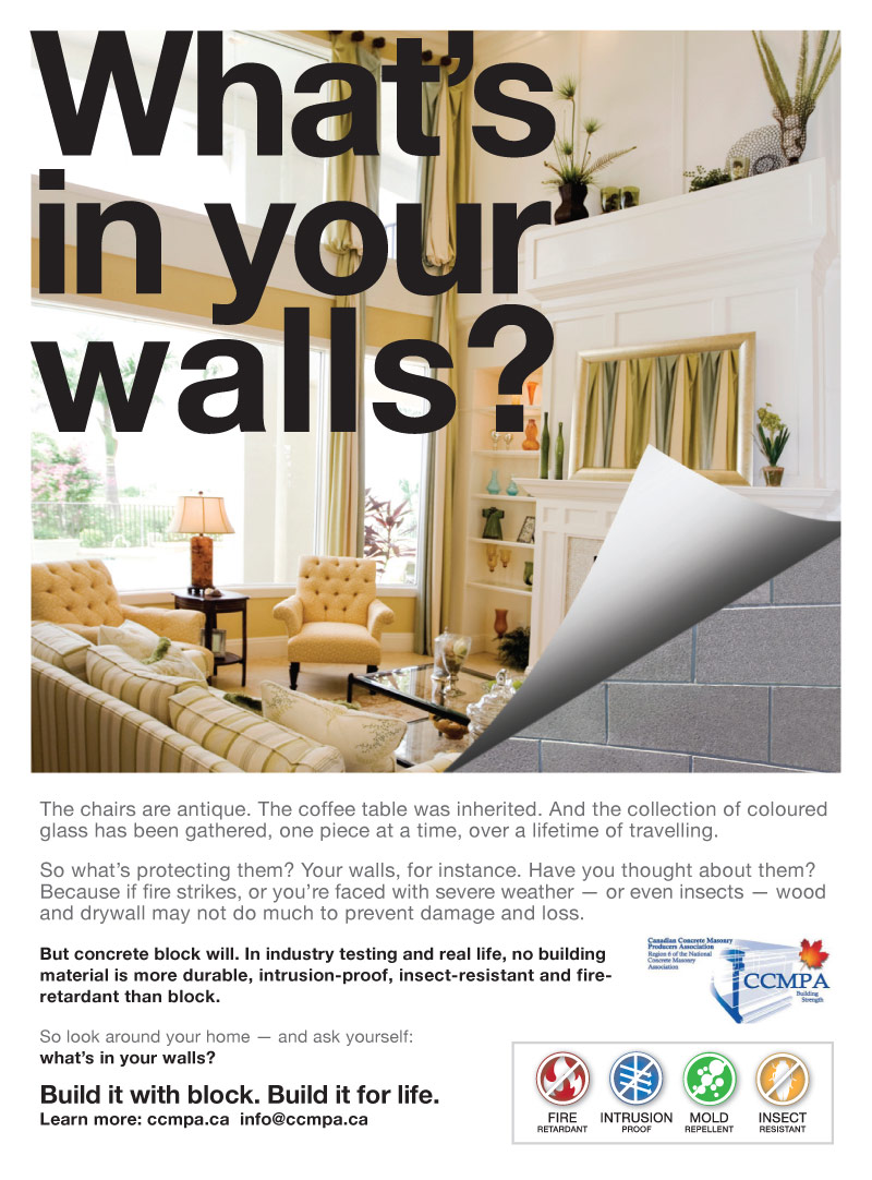 CCMPA What’s in your walls Ad